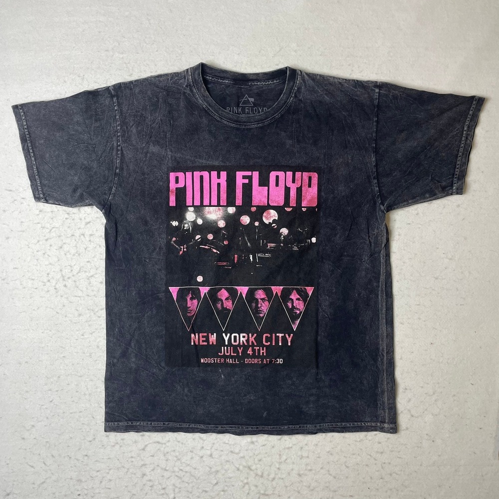 Pink Floyd New York City July 4th Graphic T Shirt Mens Size Large